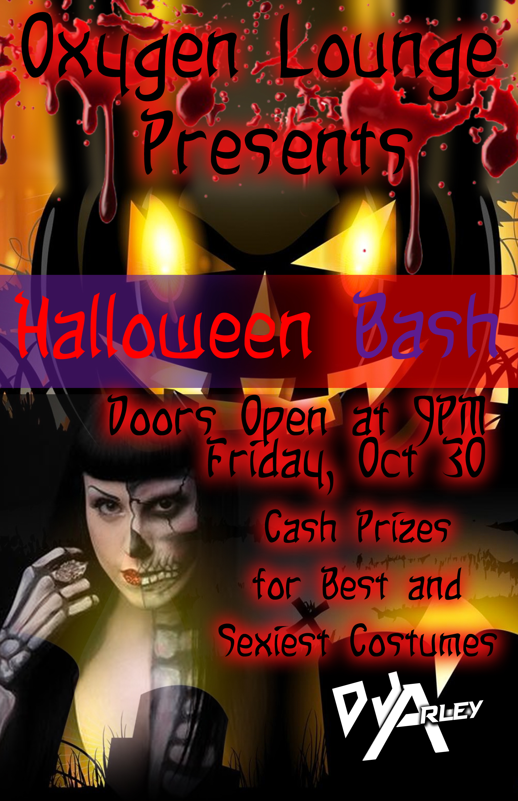 Halloween Bash At The Oxygen Lounge Greenwood Calendar